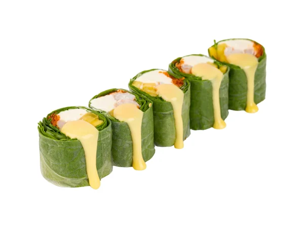Spring roll with shrimp and mango
