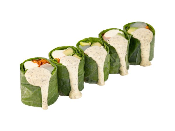 Spring roll with scarllop
